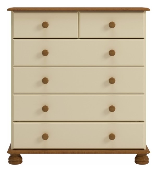 Richmond Cream And Pine 24 Drawer Chest