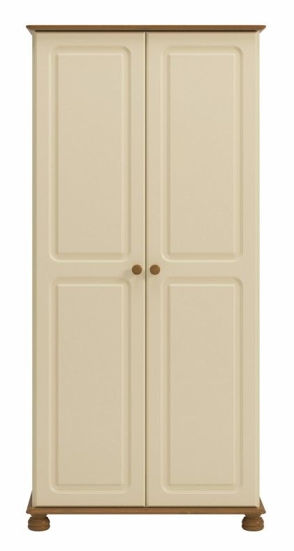 Richmond Cream And Pine 2 Door Wardrobe