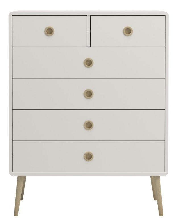 Softline Off White 24 Drawer Chest