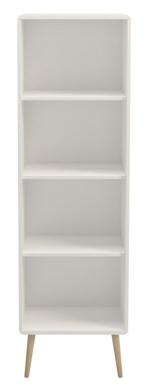 Softline Off White Narrow Open Bookcase