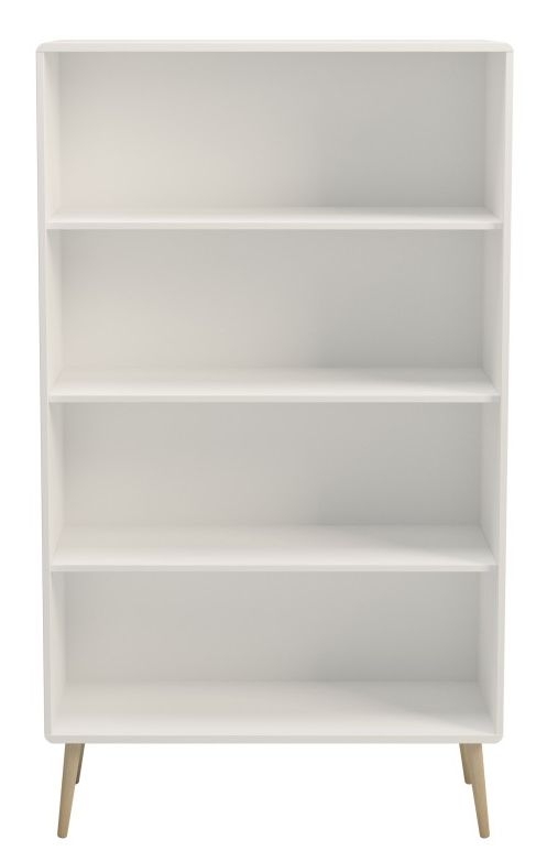 Softline Off White Wide Open Bookcase
