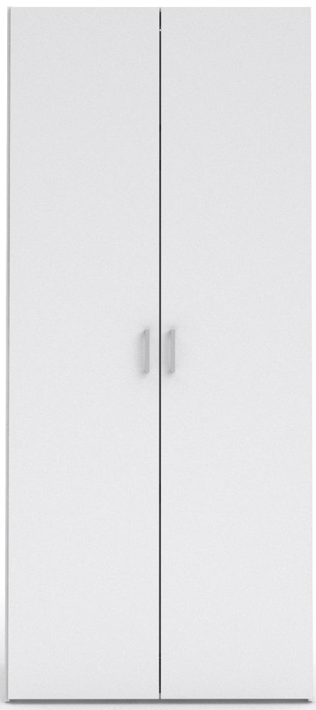 Space White 2 Door Wardrobe