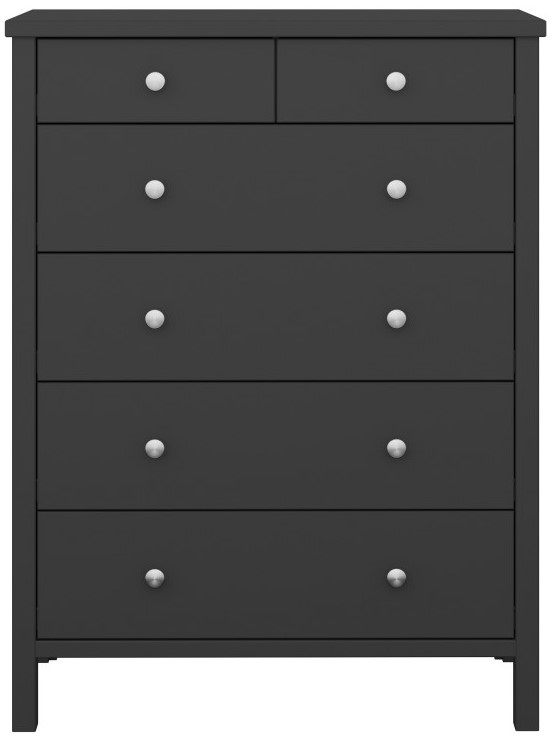 Tromso Black 24 Drawer Chest