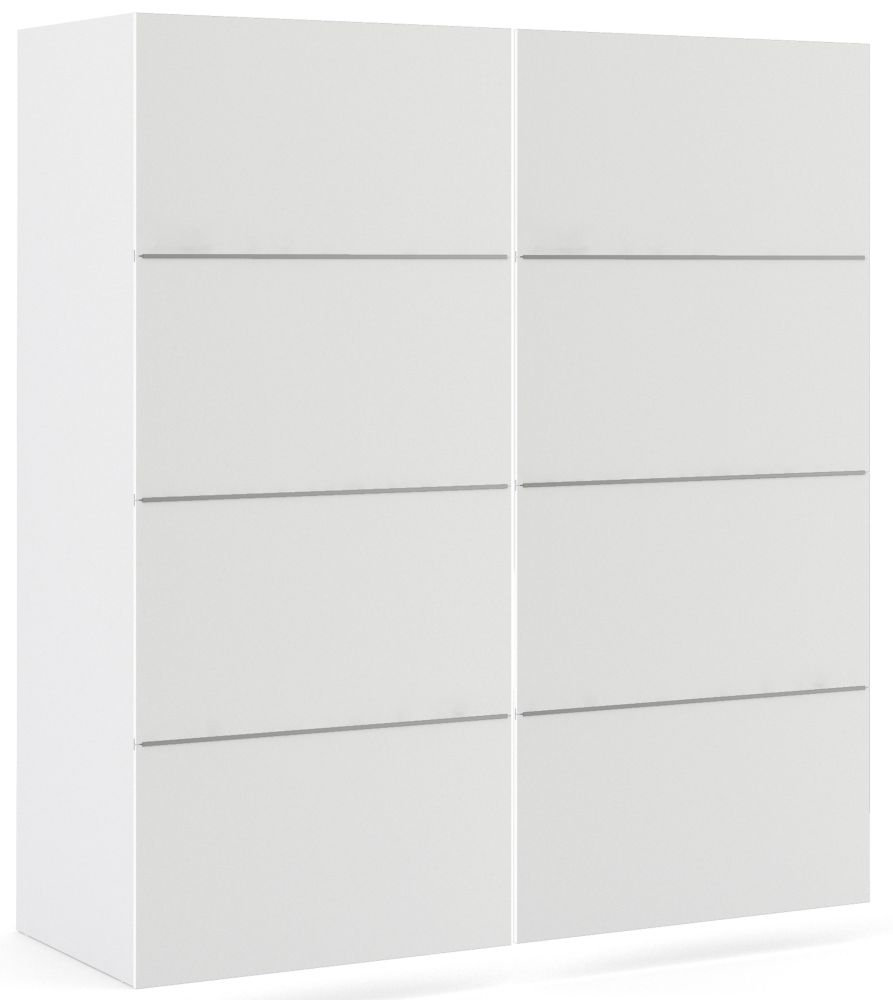 Verona 2 Door Sliding Wardrobe W 180cm White