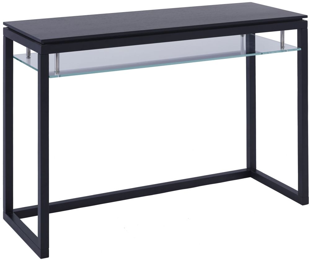 Gillmore Space Cordoba Black Dressing Table With 1 Shelf