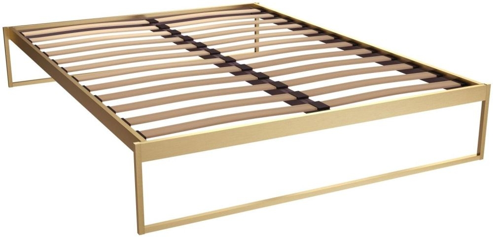 Gillmore Space Federico Brass Brushed Bed Frame