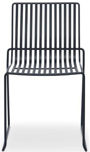 Gillmore Space Finn Black Matt Stacking Dining Chair Sold In Pairs