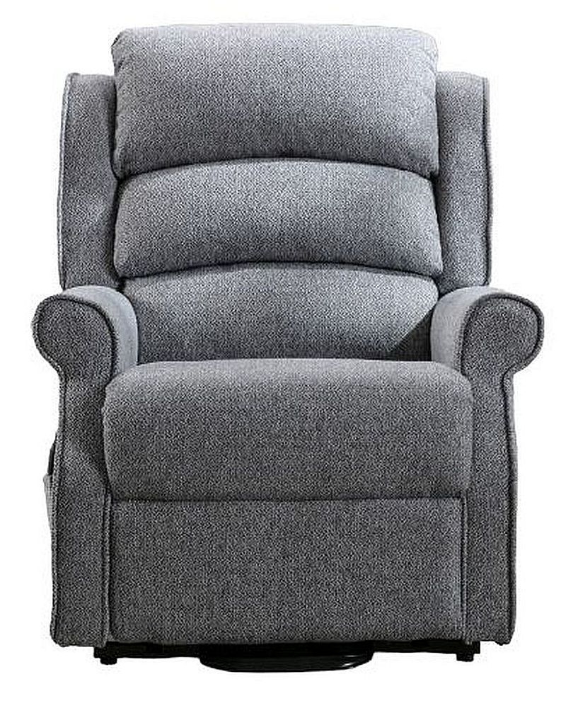 Gfa Andover Grey Fabric Riser Recliner Armchair