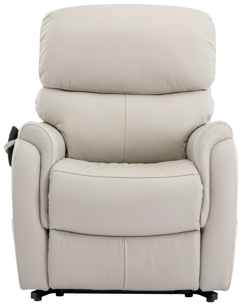 Gfa Normandy Dual Motor Riser Recliner Chair Cream Leather Match