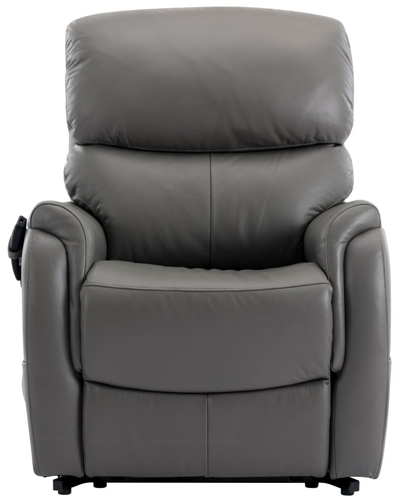 Gfa Normandy Dual Motor Riser Recliner Chair Grey Leather Match