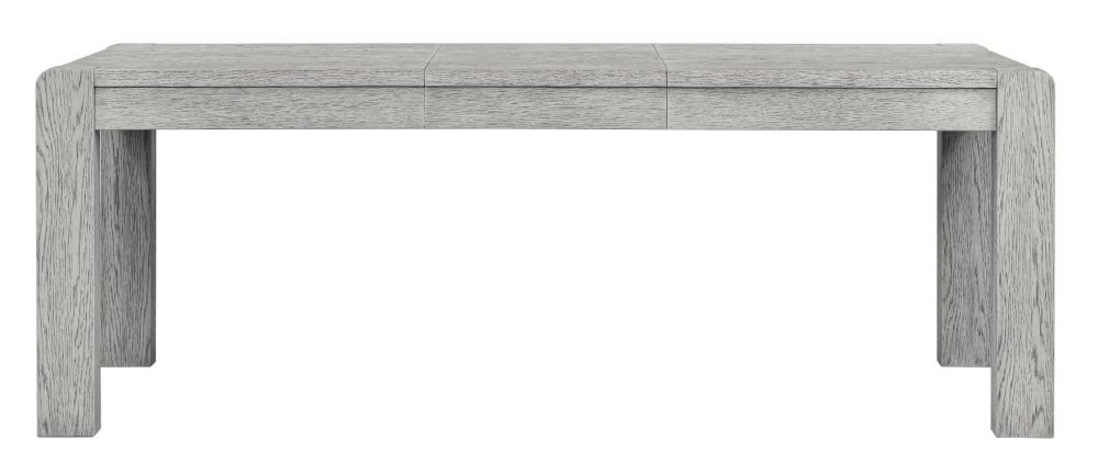 Amsterdam Grey Washed Oak Dining Table 160cm210cm Rectangular Extending Top Seats 4 To 6 Diners