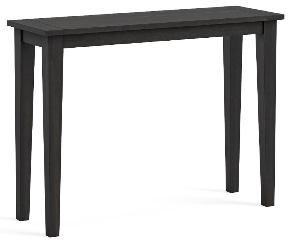 Elle Black Oak Console Table