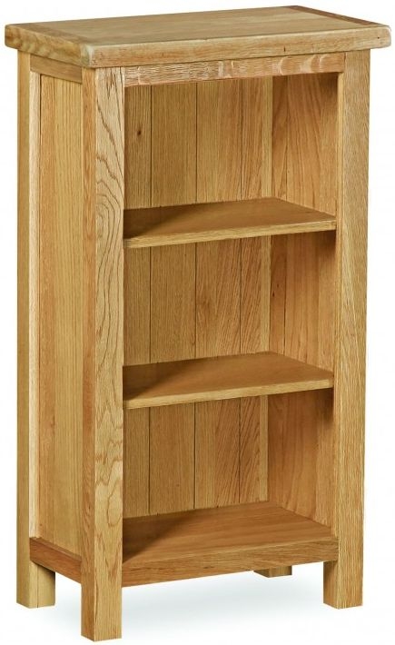 Salisbury Lite Natural Oak Mini Bookcase With 2 Shelves