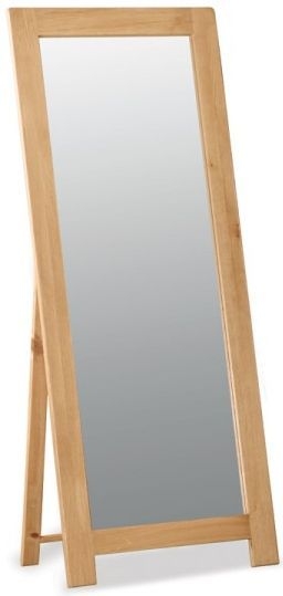 Salisbury Natural Oak Cheval Standing Mirror