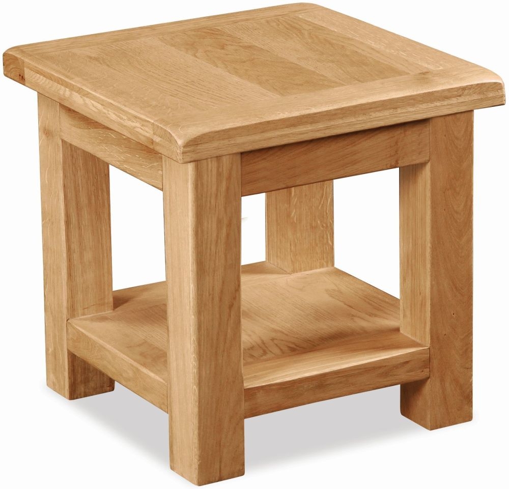 Salisbury Natural Oak Lamp Table