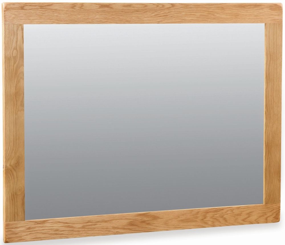 Salisbury Natural Oak Rectangular Mirror