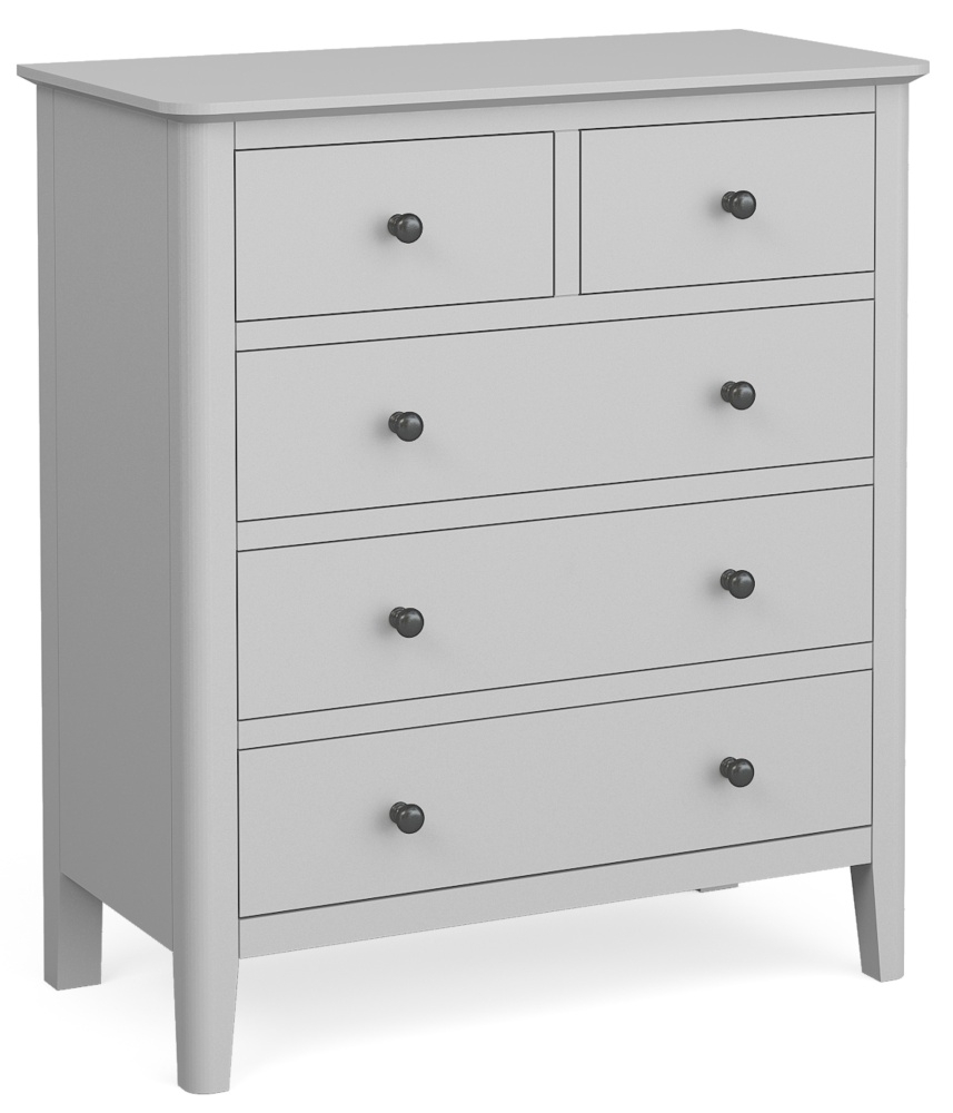 Stowe Silver Grey Wide Chest Of Drawer 2 3 Drawers