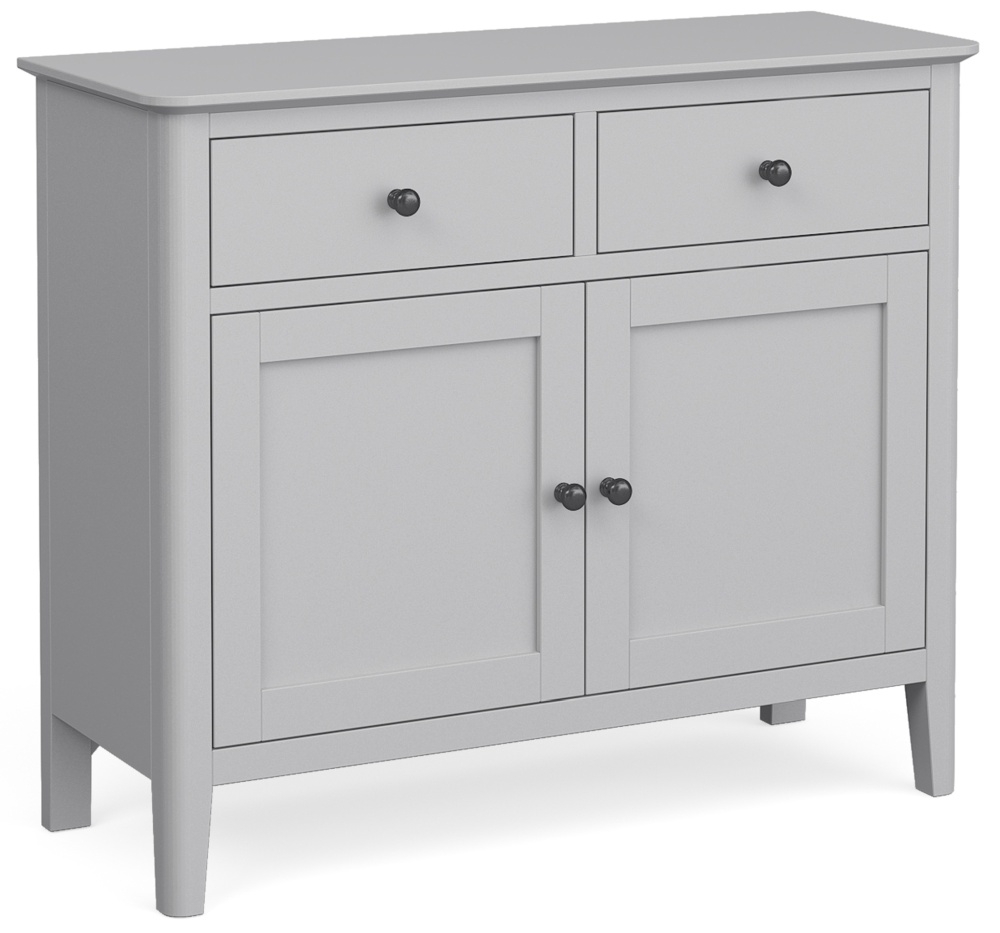 Stowe Silver Grey Small Sideboard With 2 Doors 2 Drawers