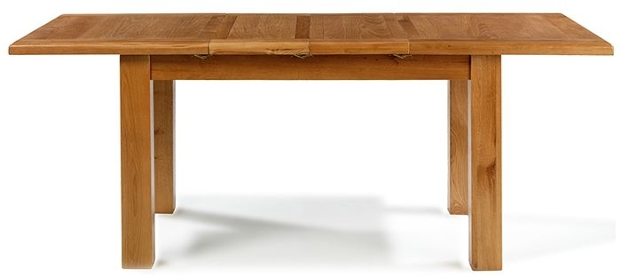 Arles Oak Dining Table Seats 4 To 8 Diners 132cm To 198cm Extending Rectangular Top