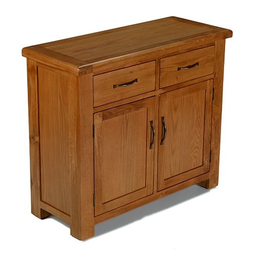 Arles Oak Small Sideboard 100cm W With 2 Doors And 2 Drawers