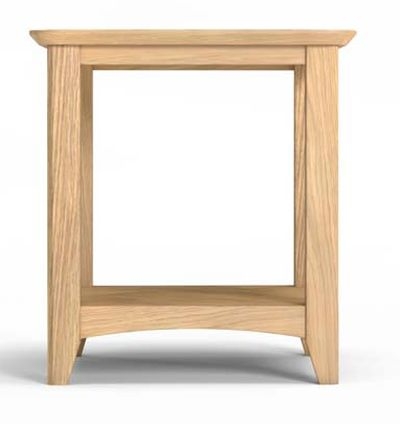 Celina Parquet Style Light Oak Square Side Table