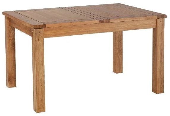 Cherington Rustic Oak Dining Table 132cm To 198cm Extending Rectangular Top Seats 4 To 8 Diners