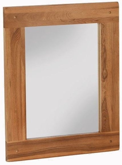 Cherington Rustic Oak Rectangular Mirror 75cm X 60cm