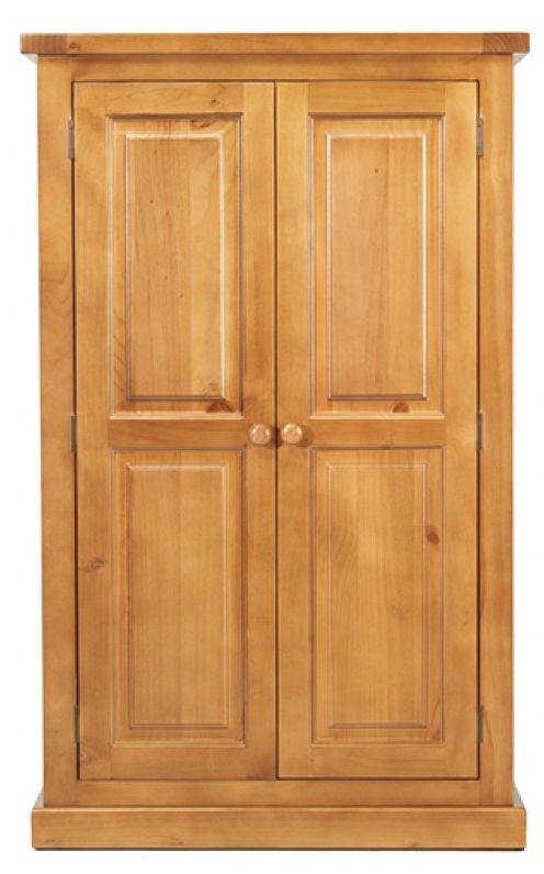 Churchill Waxed Pine Kids Wardrobe 2 Doors