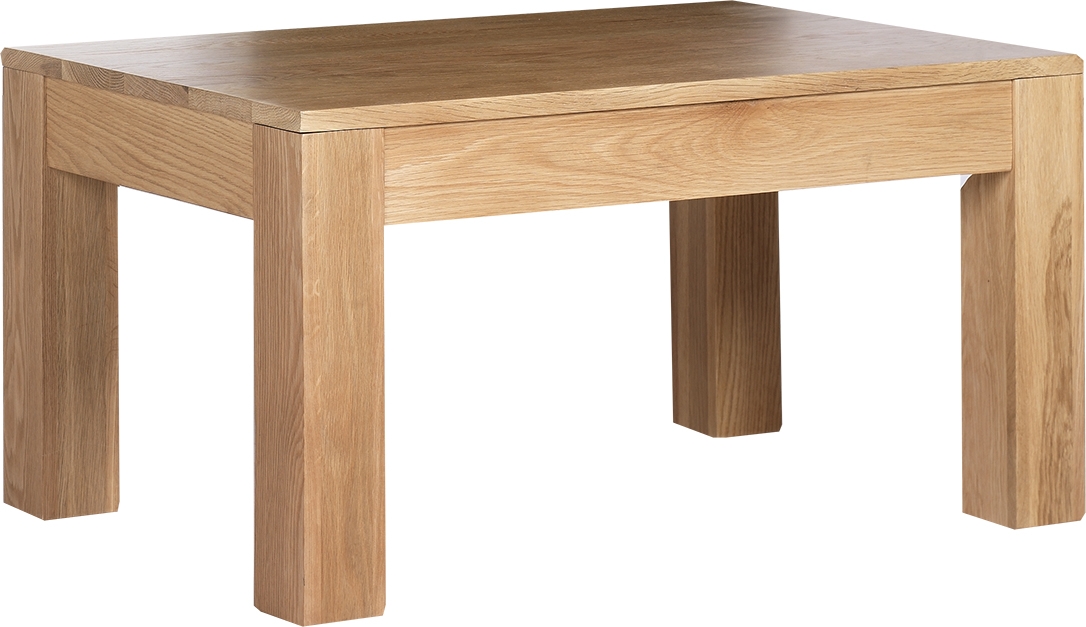 Cube Light Oak Rectangular Coffee Table