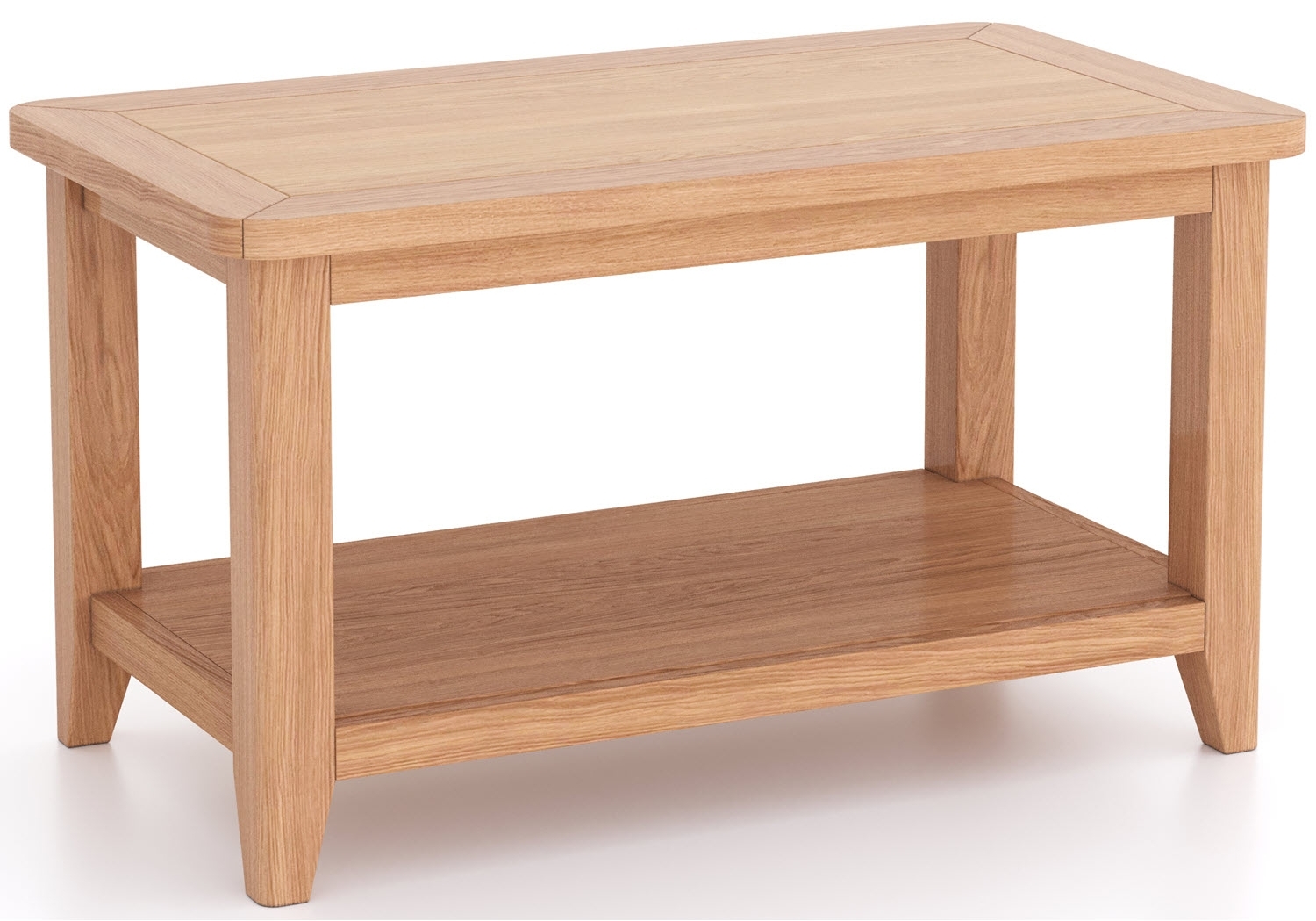 Arden Coffee Table With Bottom Shelf