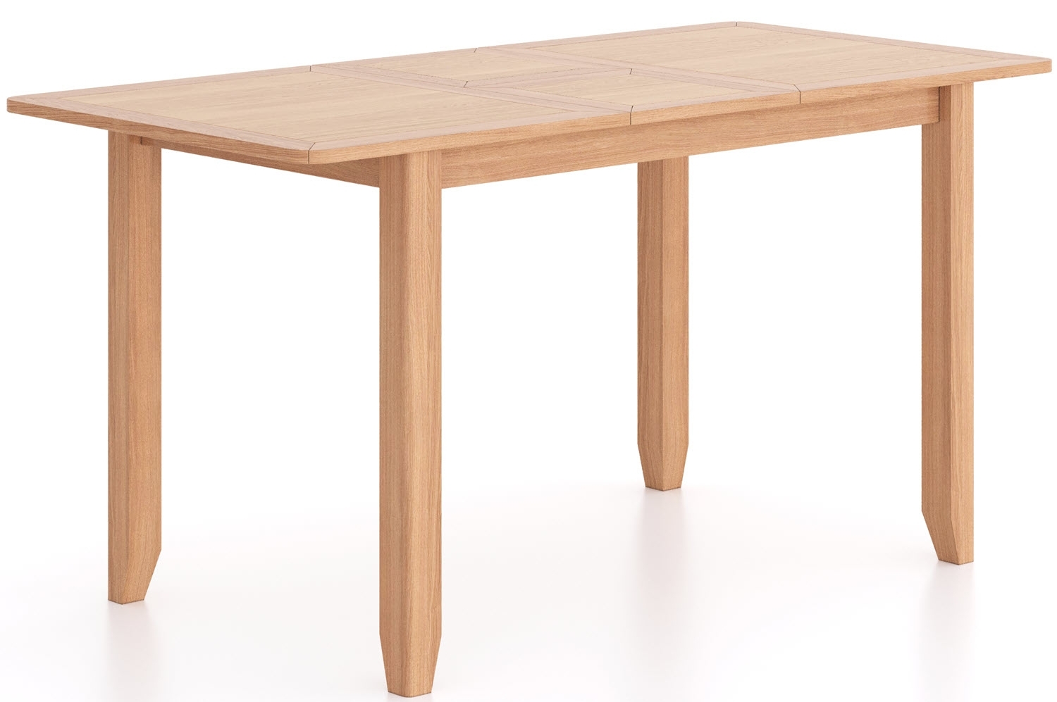 Arden Dining Table 125cm165cm Seats 4 To 6 Diners Extending Rectangular Top