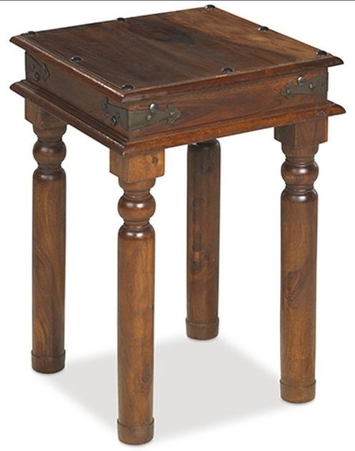 Indian Sheesham Solid Wood Thacket Lamp Table