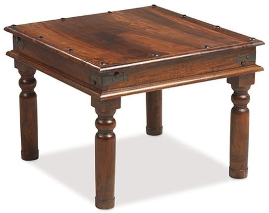 Indian Sheesham Solid Wood Thacket Small Coffee Table