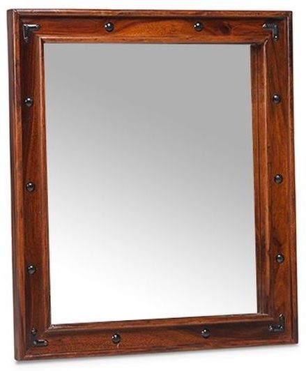 Indian Sheesham Solid Wood Thakat Rectangular Mirror 72cm X 62cm