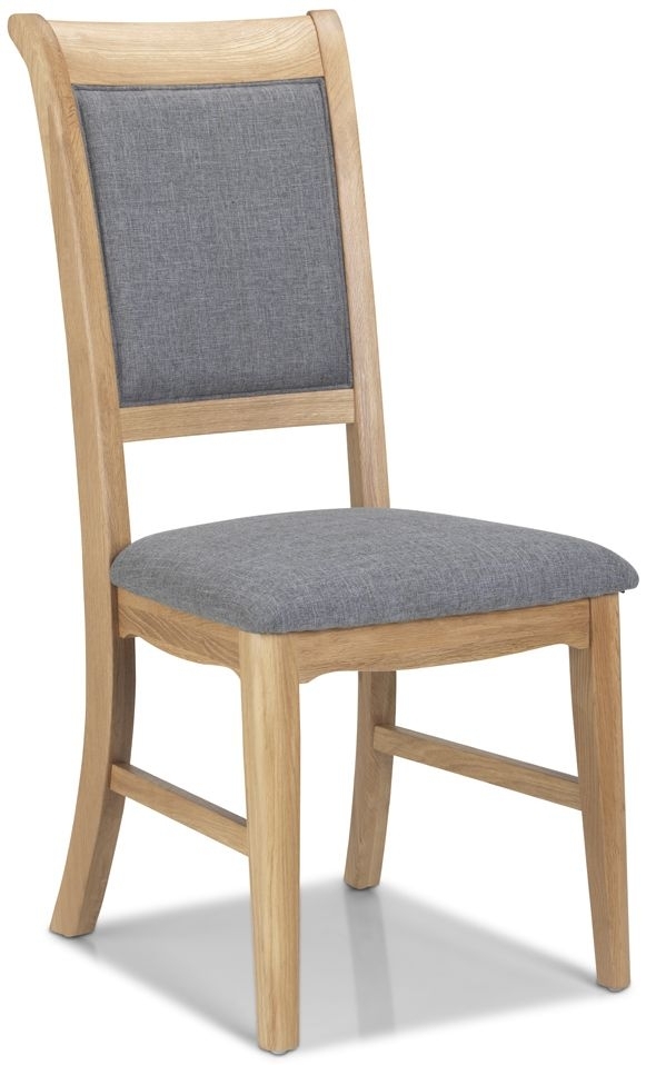 Louis Philippe French Oak Dining Chair With Upholstered Padded Seat Sold In Pairs