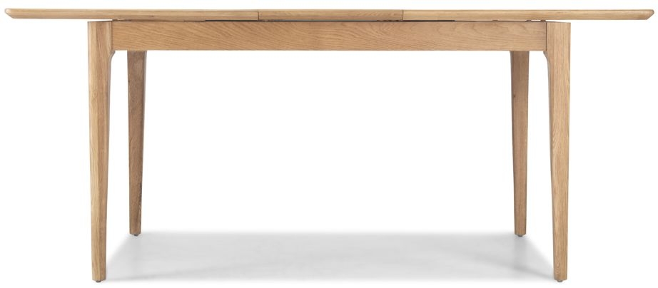 Wadsworth Waxed Oak Dining Table 120cm160cm Seats 4 To 6 Diners Extending Rectangular Top