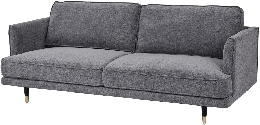 Hill Interiors Richmond Fabric Grey Large 3 Seater Sofa