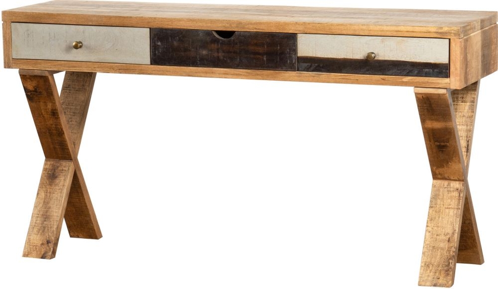 Hill Interiors Reclaimed Industrial Console Table With Drawer