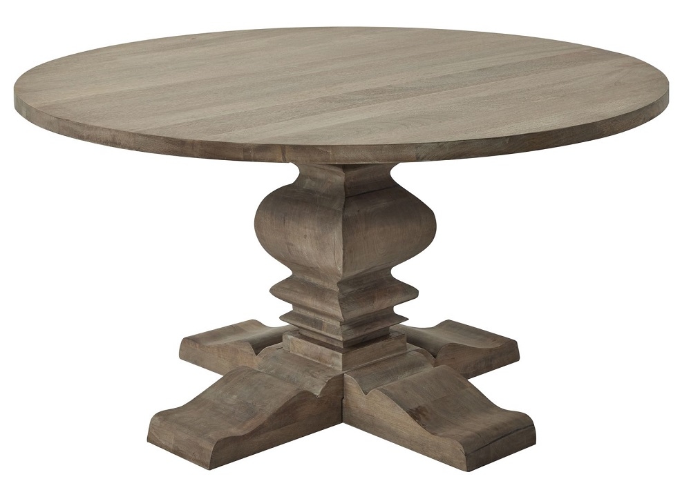 Hill Interiors Wooden Pedestal Dining Table 150cm Round Top