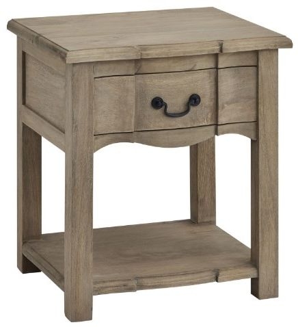 Hill Interiors Wooden Side Table With 1 Drawer