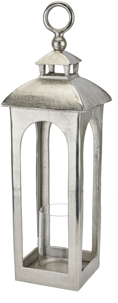 Hill Interiors Farrah Collection Cast Aluminium Loop Top Lantern
