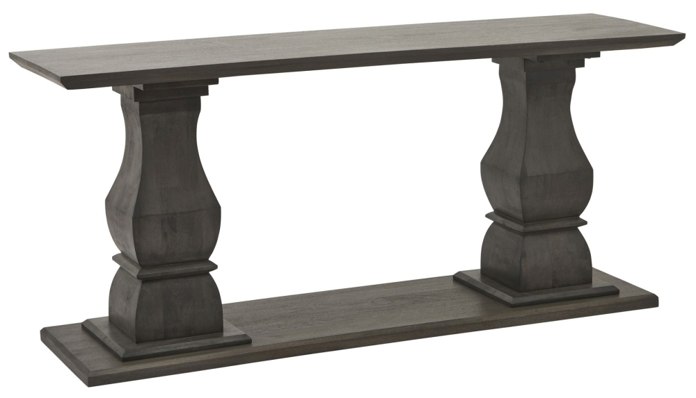 Hill Interiors Lucia Collection Grey Console Table