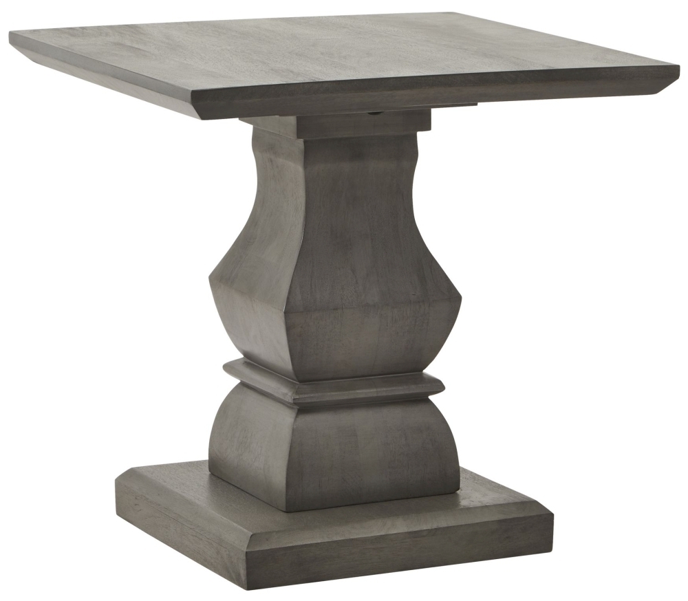 Hill Interiors Lucia Collection Grey Side Table