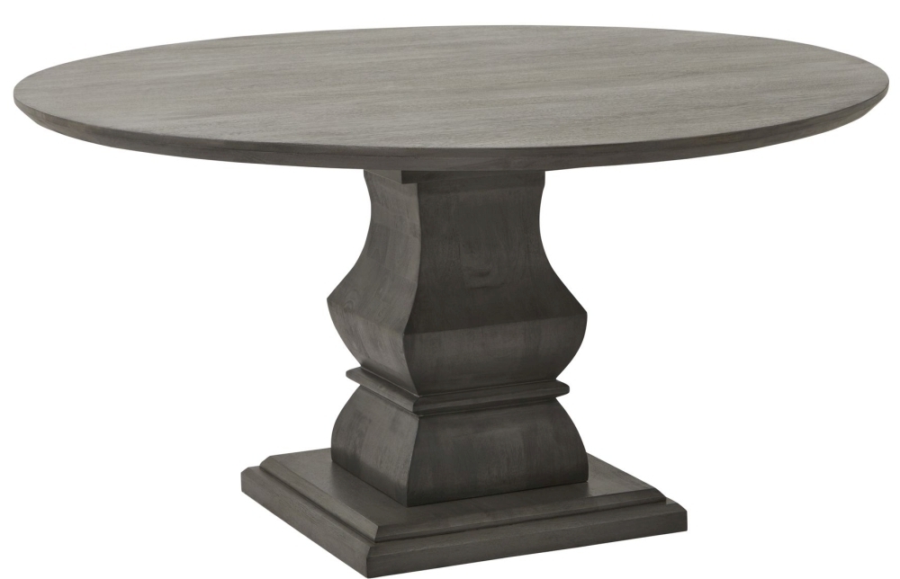 Hill Interiors Lucia Collection Grey Round Dining Table