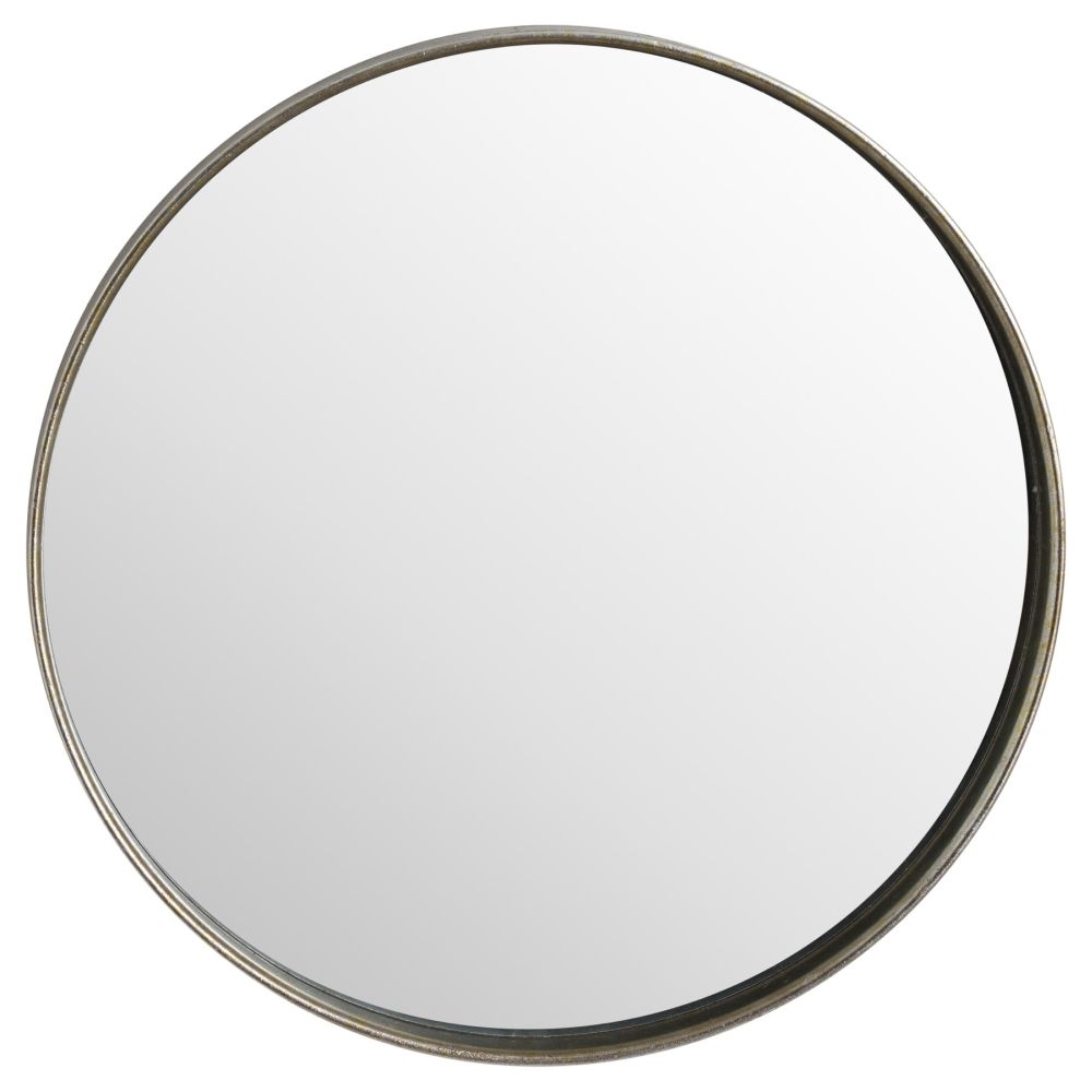 Hill Interiors Bronze Round Wall Mirror 70cm X 70cm