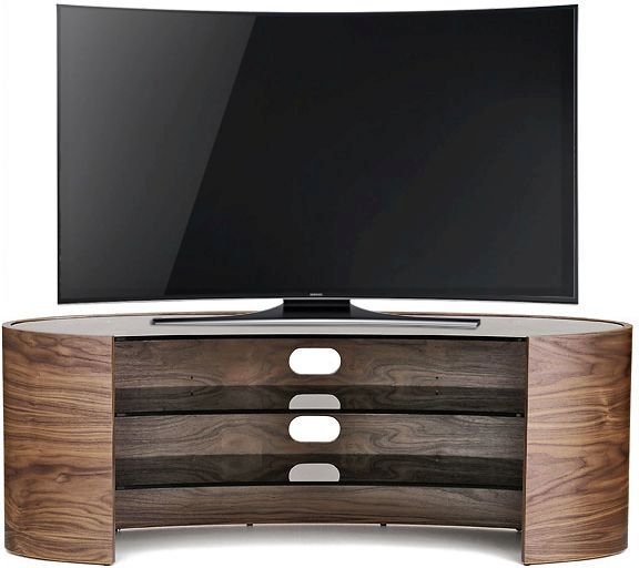 Tom Schneider Elliptical 1250 Walnut Tv Stand