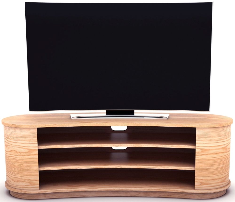 Tom Schneider Radius 1550 Oak Tv Stand