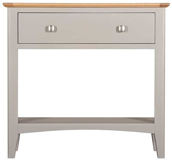 Eva Grey And Oak Console Table With 1 Drawer