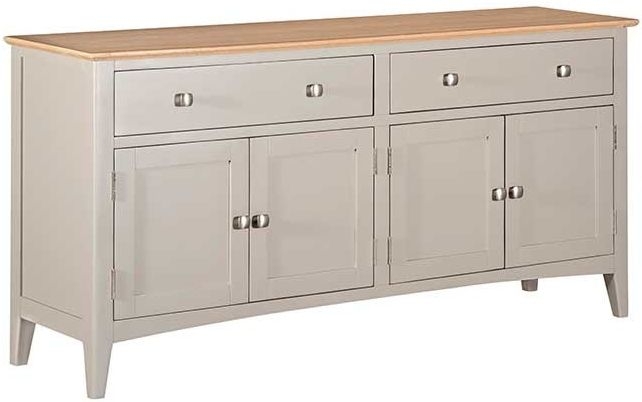 Eva Large Sideboard 160cm W With 4 Doors And 2 Drawers