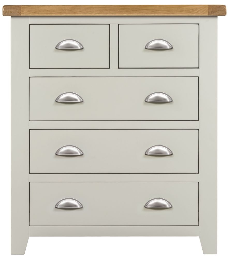 Wexford Grey And Oak Chest 2 3 Drawers